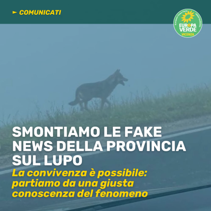 Convivenza con animali selvatici. La fake news del presidente Nardin